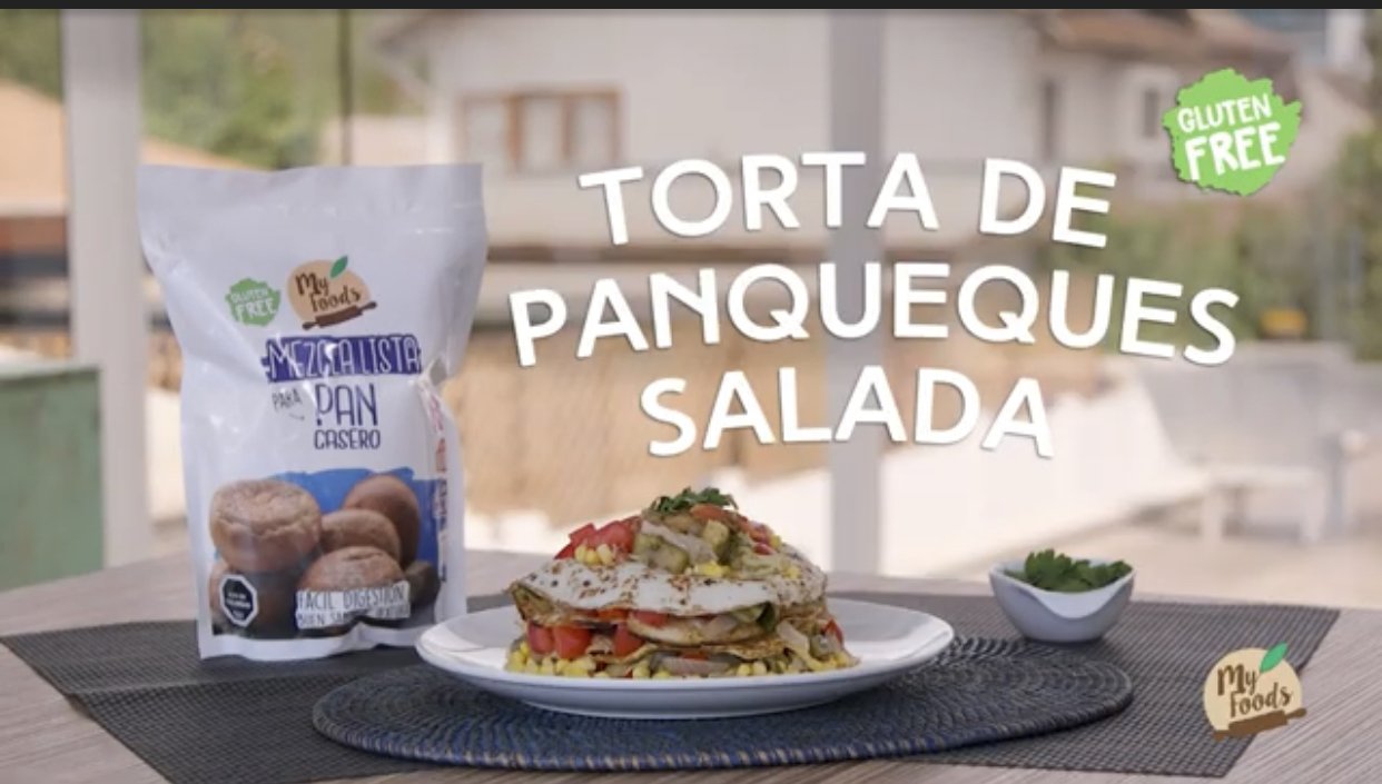 Torta de panqueques Salada