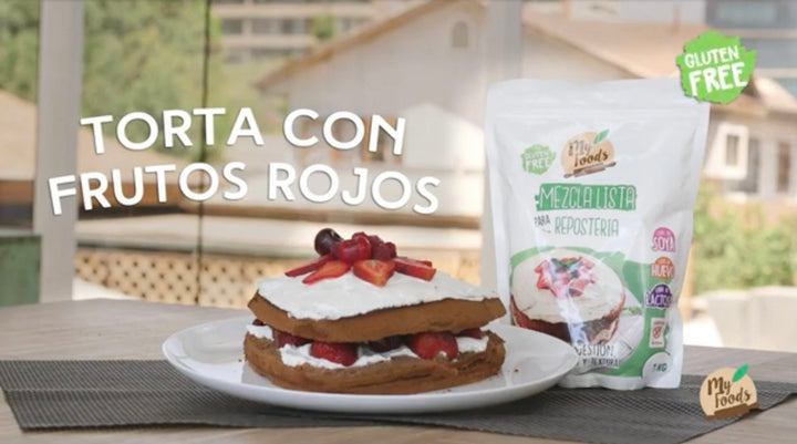Receta Torta con frutos rojos