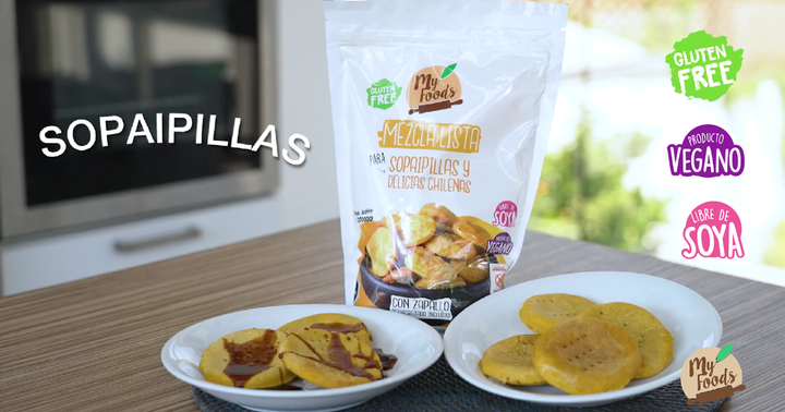 ¿Cómo hacer Sopaipillas SIN GLUTEN? Agua, aceite y Listo