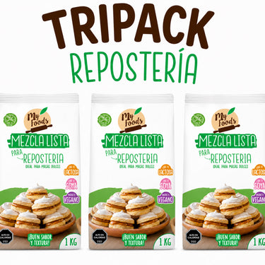 Pack 3 Mezclas Repostería Sin Gluten 1kg