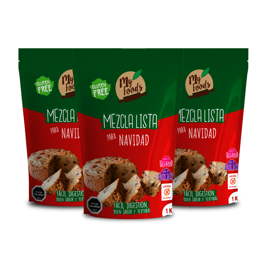 TRIPACK Mezcla Lista de NAVIDAD Sin Gluten (3 KG)