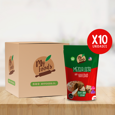 CAJA 10 U. Mezcla Lista para NAVIDAD Sin Gluten (10 KG)
