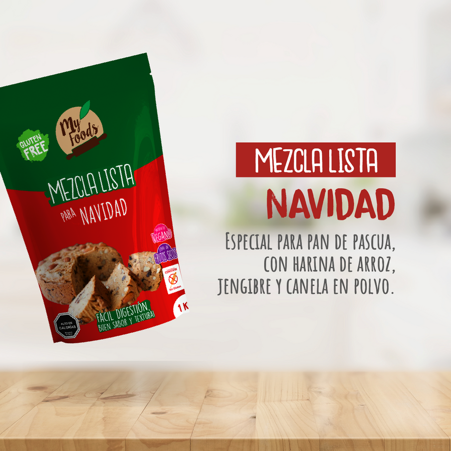 Mezcla Lista para NAVIDAD Sin Gluten (1 KG)