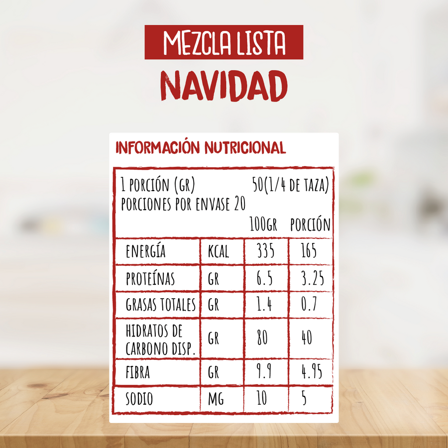 TRIPACK Mezcla Lista de NAVIDAD Sin Gluten (3 KG)