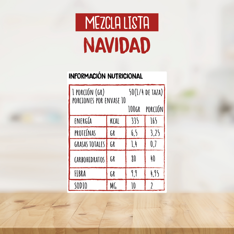 CAJA 10 U. Mezcla Lista para NAVIDAD Sin Gluten (10 KG)