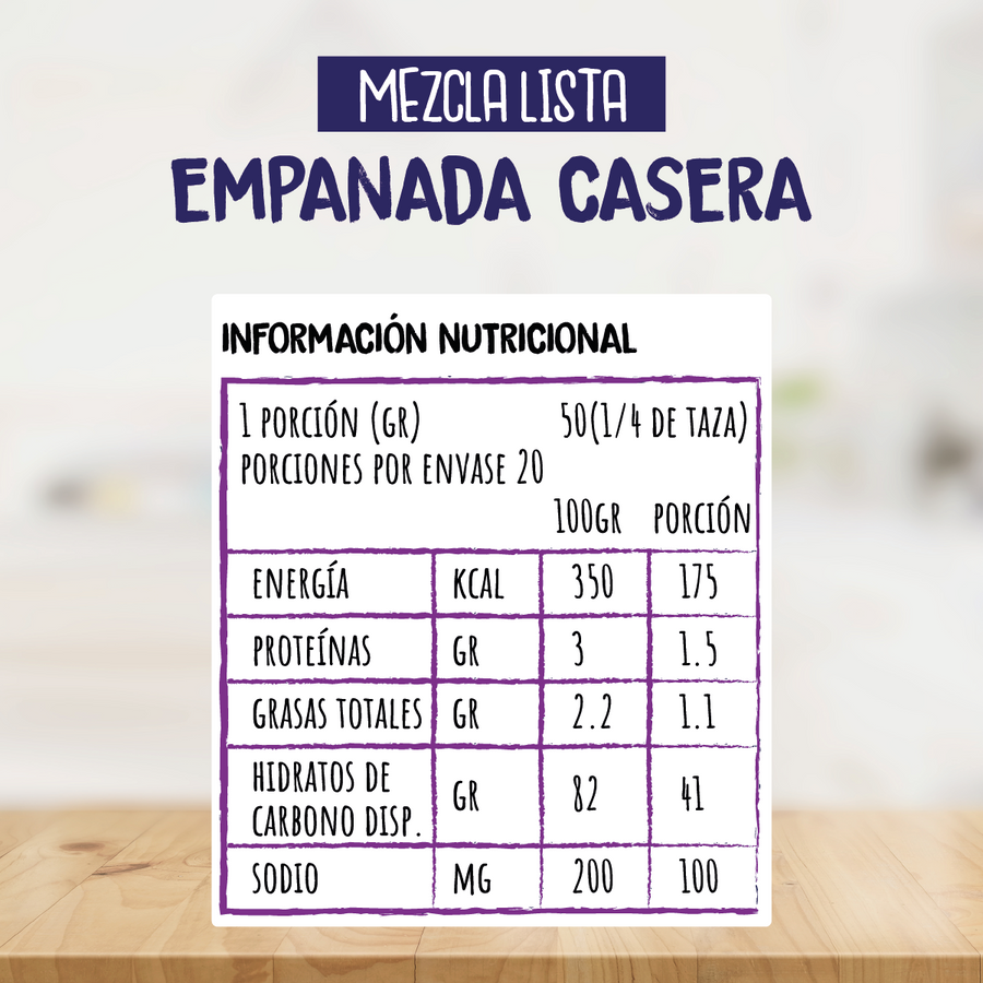 MIX CLÁSICO TRIPACK EMPANADA, REPOSTERÍA Y PAN Sin Gluten (3 KG)