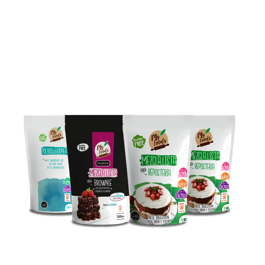 Pack DULCES EN CASA Sin Gluten (3.4 KG)