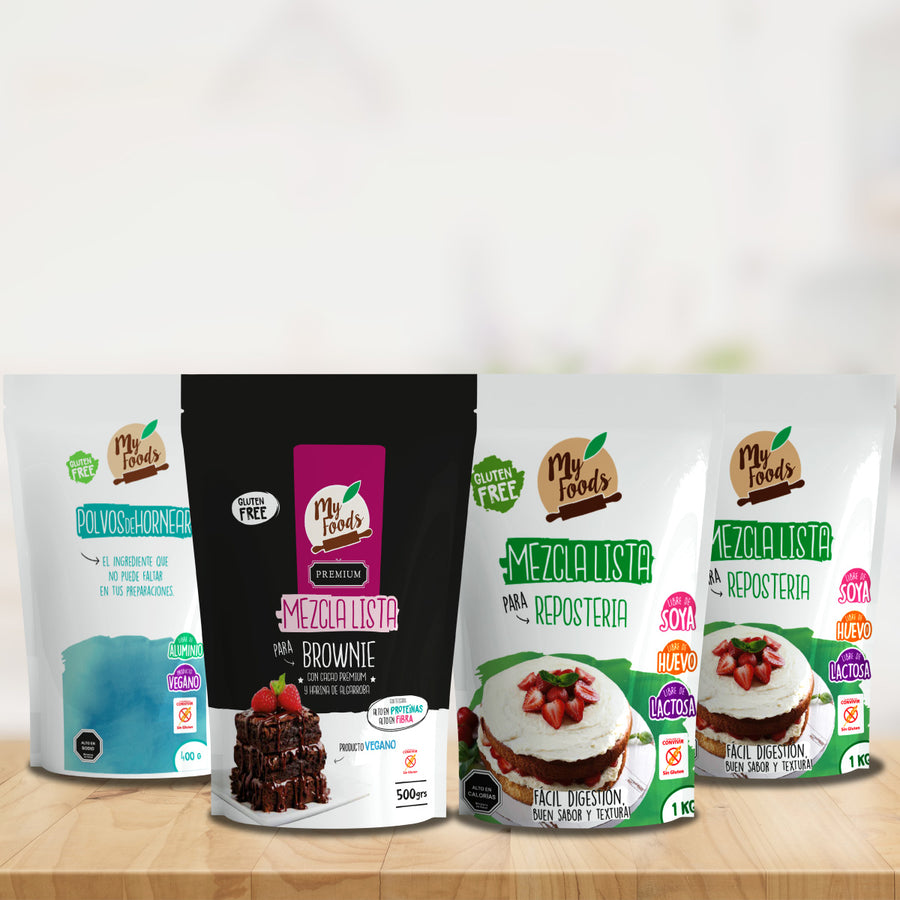 Pack DULCES EN CASA Sin Gluten (3.4 KG)