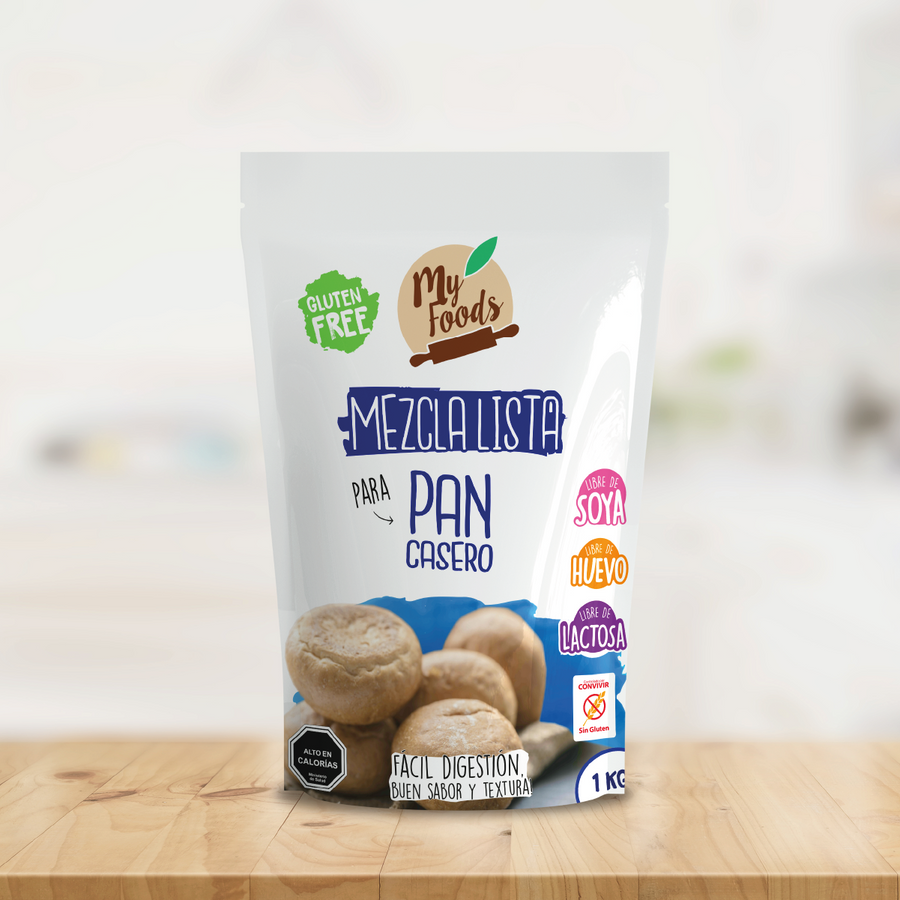 Mezcla Lista para PAN CASERO Sin Gluten (1 KG)