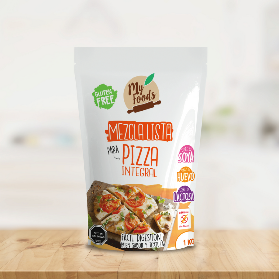 Mezcla Lista para PIZZA INTEGRAL Sin Gluten (1 KG)