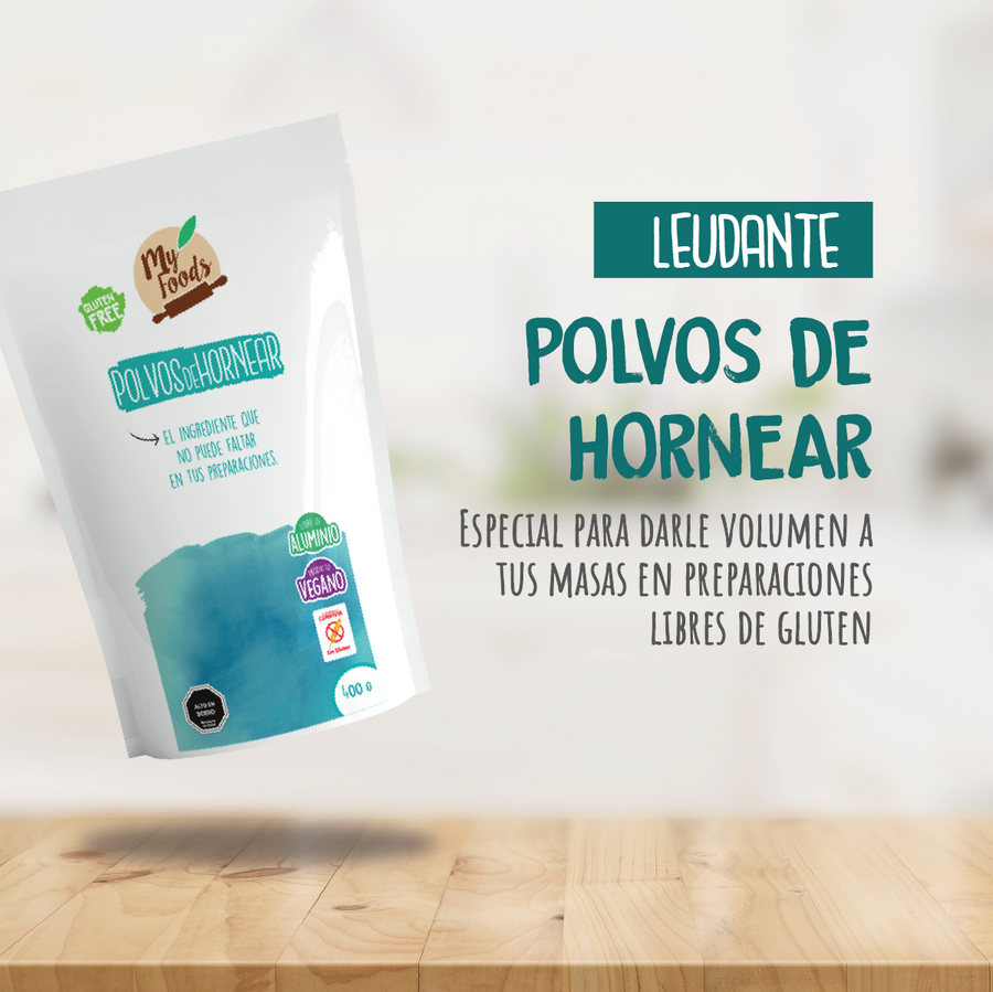 Leudante POLVOS DE HORNEAR Sin Gluten (400 G)